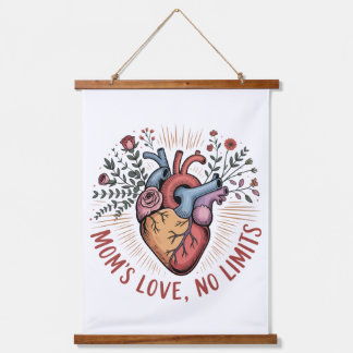 Tapiz Con Marco De Madera Mom’s Love, No Limits
