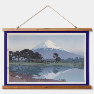Tapiz Con Marco De Madera Monte Fuji, Suzukawa, Yoshida