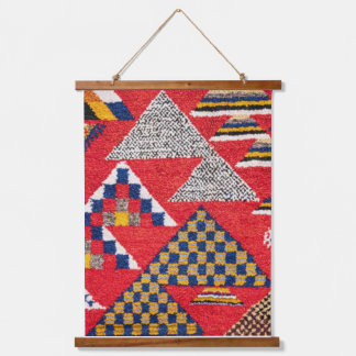 Tapiz Con Marco De Madera Moroccan carpet inscriptions