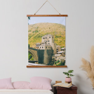 Tapiz Con Marco De Madera Mostar - Bosnia y Herzegovina