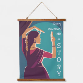 Tapiz Con Marco De Madera Mudra