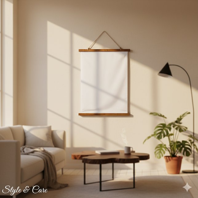 Tapiz Con Marco De Madera Muéstranos tu sueño (Show us your dream hanging tapestry)