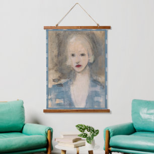 Tapiz Con Marco De Madera Mujer rubia, Helene Schjerfbeck