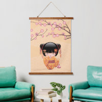 Muñeca Kokeshi Ume - Geisha Japonesa de la Ciruela