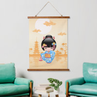 Muñeca Maiko Kokeshi - Lindo niña Geisha Japonesa