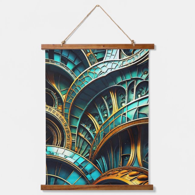 Tapiz Con Marco De Madera Mutante 4 (Anverso)