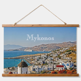 Tapiz Con Marco De Madera Mykonos