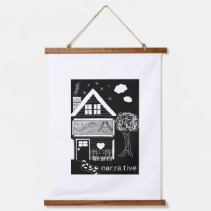 Tapiz Con Marco De Madera Narrativa