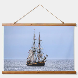Tapiz Con Marco De Madera Nautical Fishing Boys Blue Skies