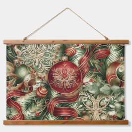 Tapiz Con Marco De Madera Navidades de espuma de azúcar