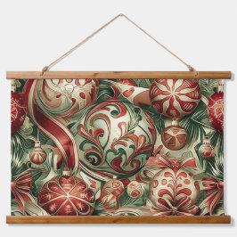 Tapiz Con Marco De Madera Navidades de espuma de azúcar