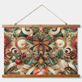 Tapiz Con Marco De Madera Navidades de espuma de azúcar