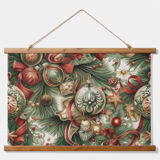 Tapiz Con Marco De Madera Navidades de espuma de azúcar (Anverso )