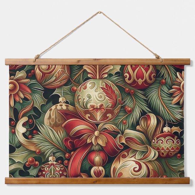 Tapiz Con Marco De Madera Navidades de espuma de azúcar (Anverso )