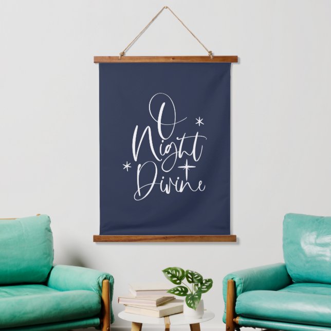 Tapiz Con Marco De Madera Navidades De La Divina Noche (Sala de estar)