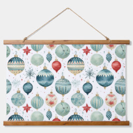 Tapiz Con Marco De Madera Navidades de Twinkle Treetop Treasures