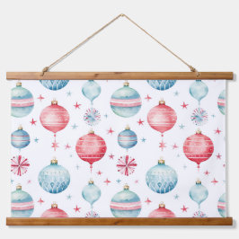 Tapiz Con Marco De Madera Navidades de Twinkle Treetop Treasures