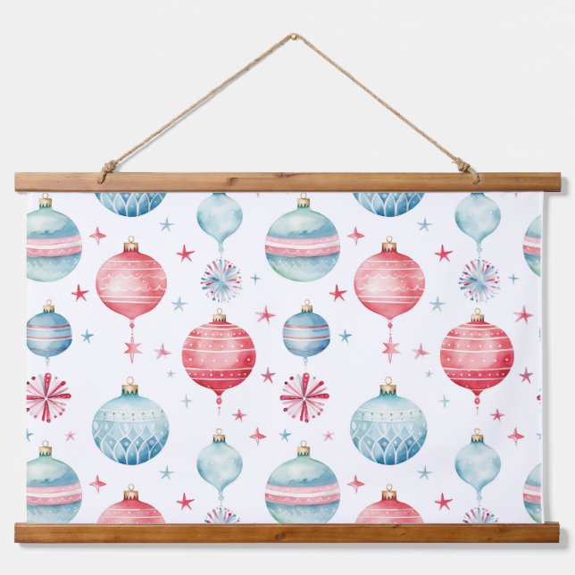 Tapiz Con Marco De Madera Navidades de Twinkle Treetop Treasures (Anverso )