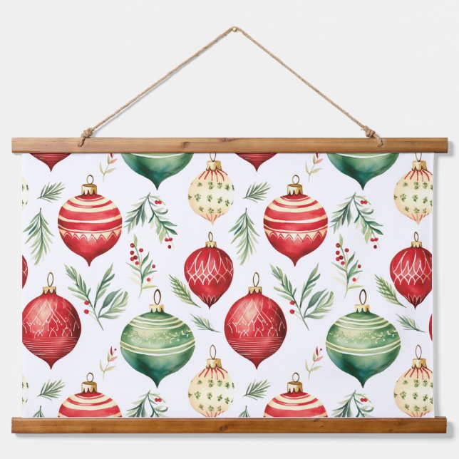 Tapiz Con Marco De Madera Navidades de Twinkle Treetop Treasures (Anverso )