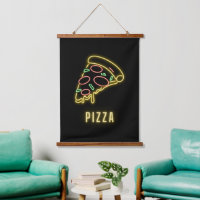 Neon Pizza Slice