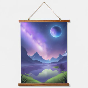 Tapiz Con Marco De Madera Noche Dreamy Starry