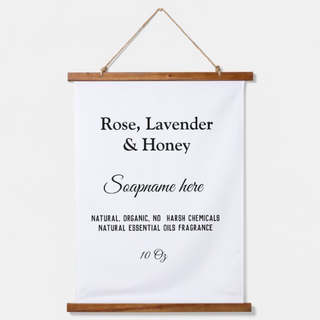 Tapiz Con Marco De Madera nombre de jabón peso ingredientes del sitio web de (Anverso)