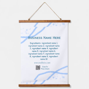 Tapiz Con Marco De Madera Nombre de los ingredientes agregar nombre de negoc