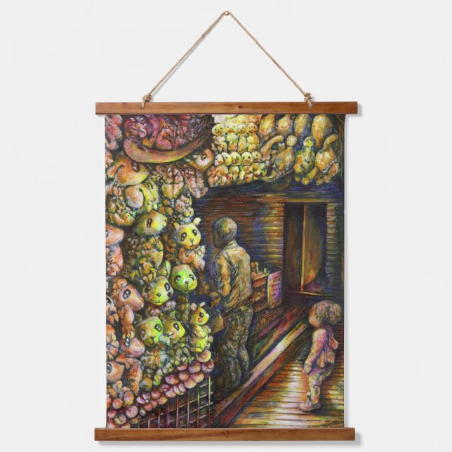 Tapiz Con Marco De Madera Norte del Circo (Anverso)