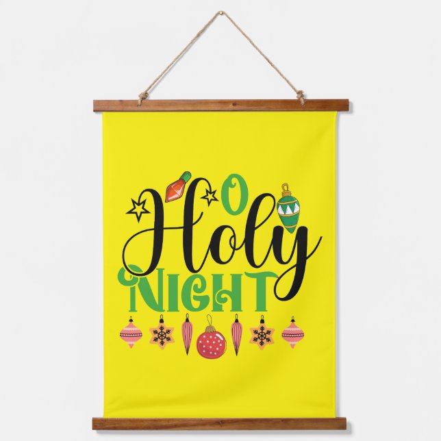 Tapiz Con Marco De Madera O Holy Night-84603 (Anverso)