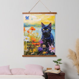 Tapiz Con Marco De Madera obras de arte en la pared de personalizable, pared