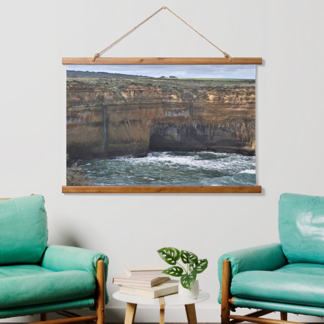 Tapiz Con Marco De Madera Ocean Carved Wonders (Sala de estar)