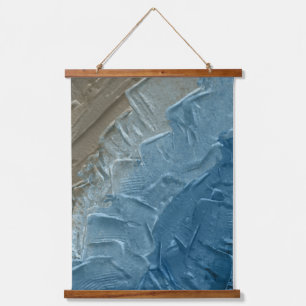 Tapiz Con Marco De Madera Ocean's Edge: Una pintura digital de la tranquilid