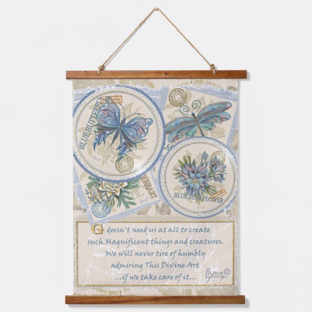 Tapiz Con Marco De Madera Oficina de creación de G (Anverso)