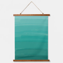 Tapiz Con Marco De Madera Ombre de barrido verde