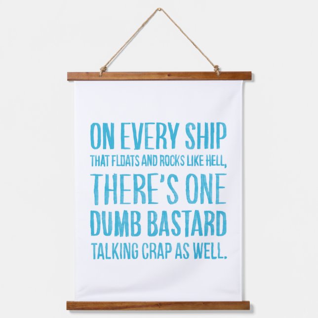 Tapiz Con Marco De Madera On Every Ship (Anverso)