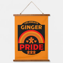 Tapiz Con Marco De Madera Orgullo Ginger Haired
