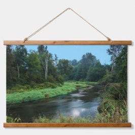 Tapiz Con Marco De Madera paisaje