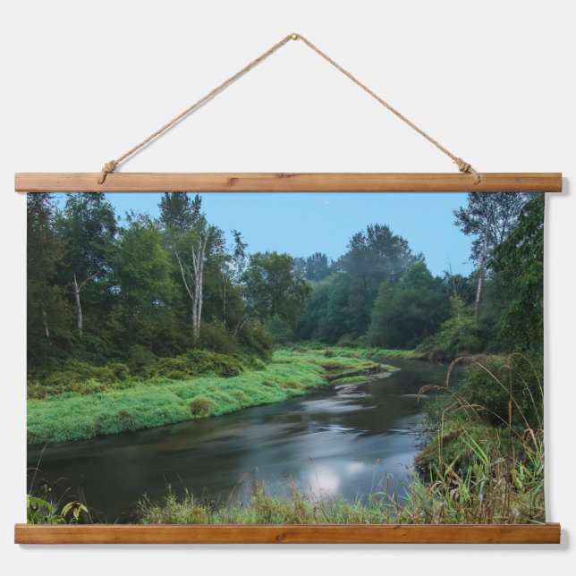 Tapiz Con Marco De Madera paisaje (Anverso )