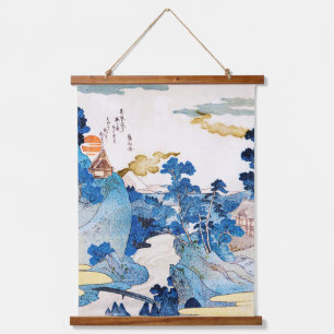 Tapiz Con Marco De Madera Paisaje del amanecer japonés, Kuniyoshi, Ukiyo-e