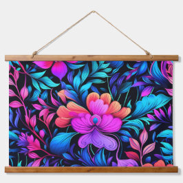 Tapiz Con Marco De Madera Paisaje peatonal primático Botánico