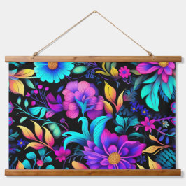 Tapiz Con Marco De Madera Paisaje peatonal primático Botánico