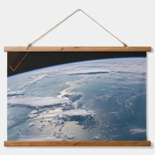 Tapiz Con Marco De Madera Paisajes nublados alrededor de Sumatra, Indonesia.