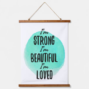 Tapiz Con Marco De Madera palabras motivacionales para soñadores y trabajado