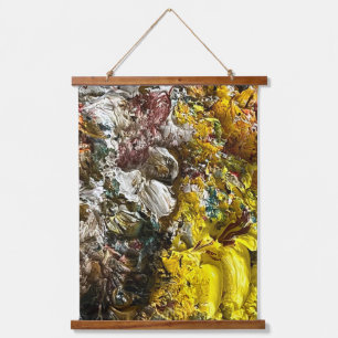 Tapiz Con Marco De Madera Paleta del artista #1