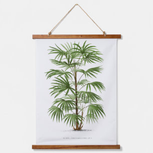 Tapiz Con Marco De Madera Palm Print -Pieter Joseph de Pannemaeker 1832-1904