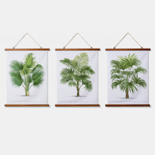 Tapiz Con Marco De Madera Palm Print -Pieter Joseph de Pannemaeker 1832-1904