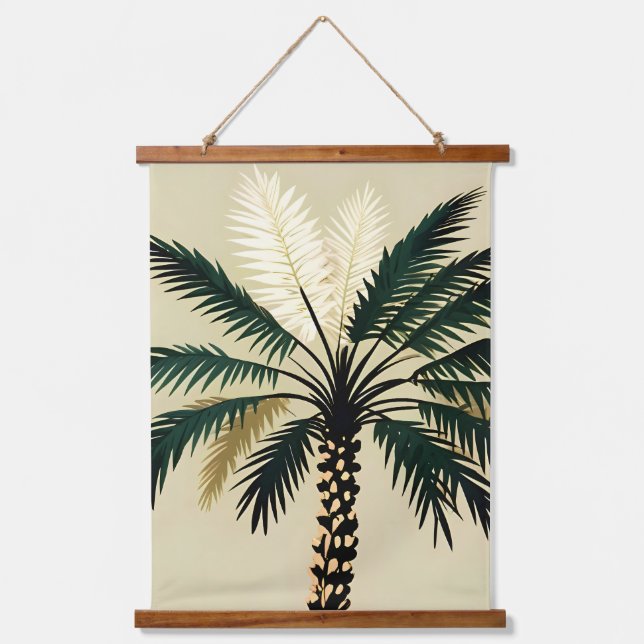 Tapiz Con Marco De Madera Palmacioso (Anverso)