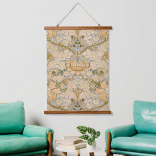Tapiz Con Marco De Madera Papel pintado vintage St James Acanthus de William