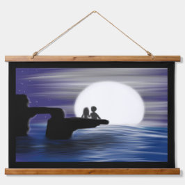 Tapiz Con Marco De Madera "Para siempre"