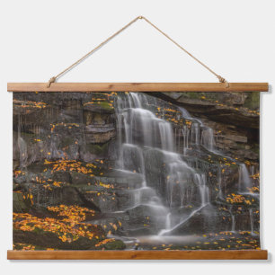 Tapiz Con Marco De Madera Parque Estatal Blackwater Falls